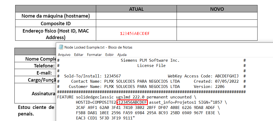 MAC Address Atual 1
